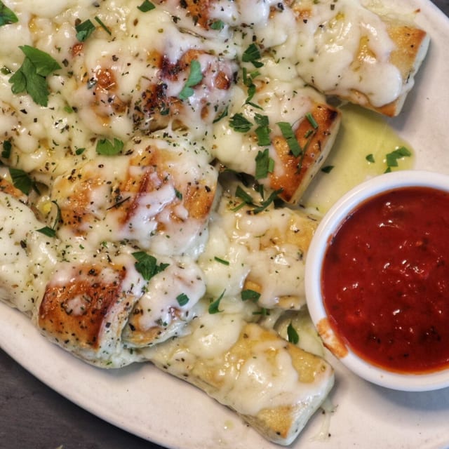 Cheesy Garlic Knots.