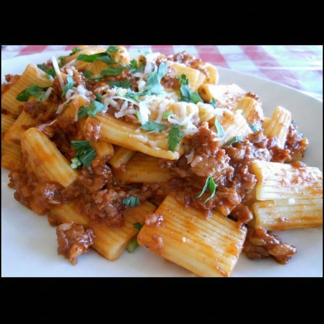 Bolognese Sauce Pasta.
