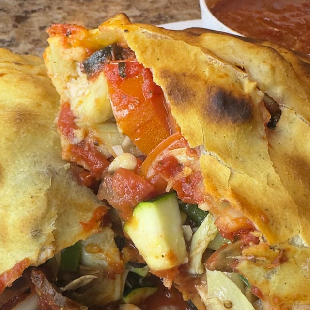 Stromboli (With Salad).