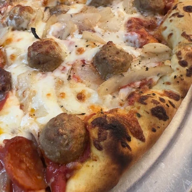 Anthony's Meatball Pizza.